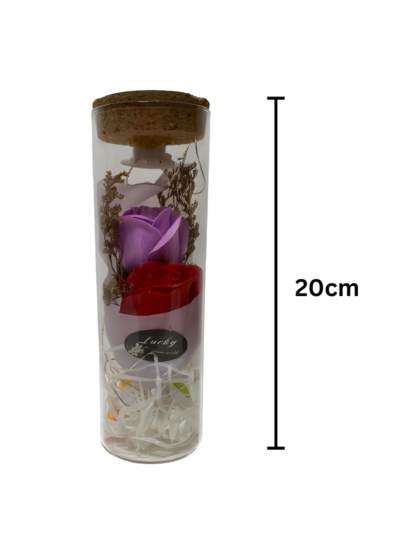 Rose Glass Romantic Home Decorative Flower for Lover