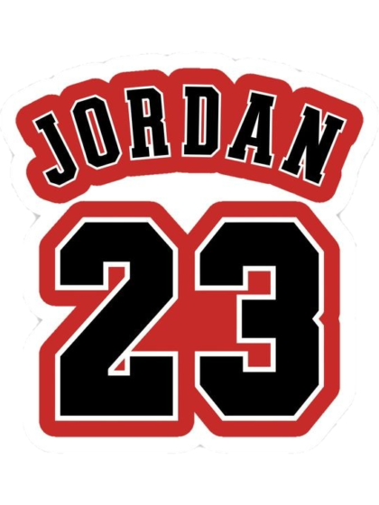 Sticker-Jordan 23