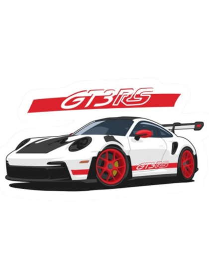 Sticker-Racing car