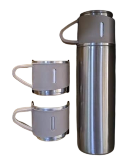 Silver Stainless Steel Thermos - 500 ml