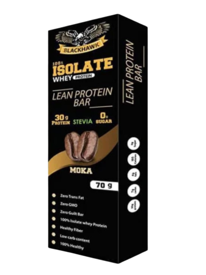 Blackhawk Protein Bar-Isolate Whey-70g-Mocha