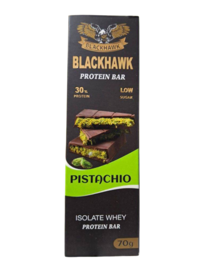 Blackhawk Protein Bar–70g–Isolate Whey– Pistachio