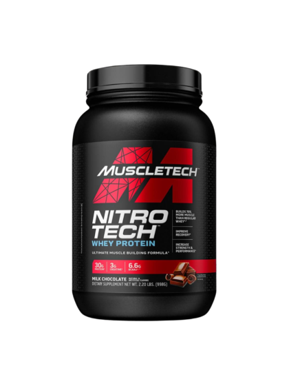 Muscletech Nitro-Tech Whey Protein–998g–Milk Chocolate