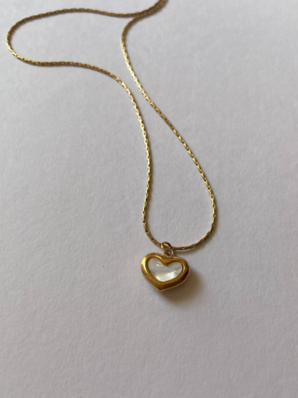 Heart stone Necklace-SAWA